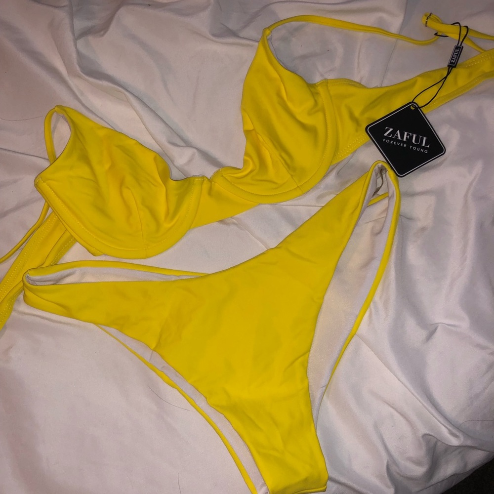 Zaful Yellow Bikini